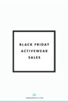 Black Friday Activewear Sale Roundup